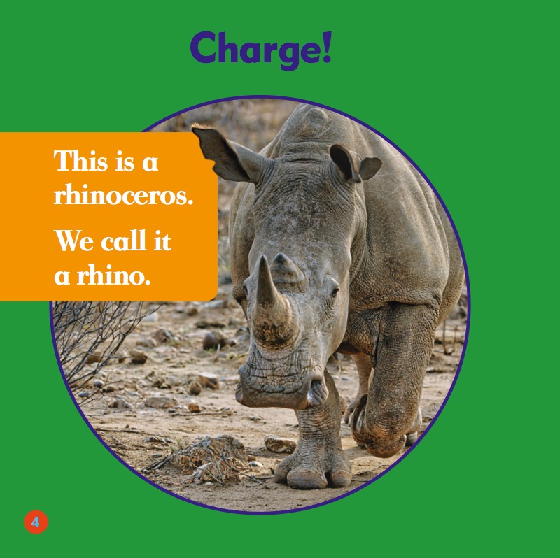 My First Animal Library: Rhinoceroses — page 1