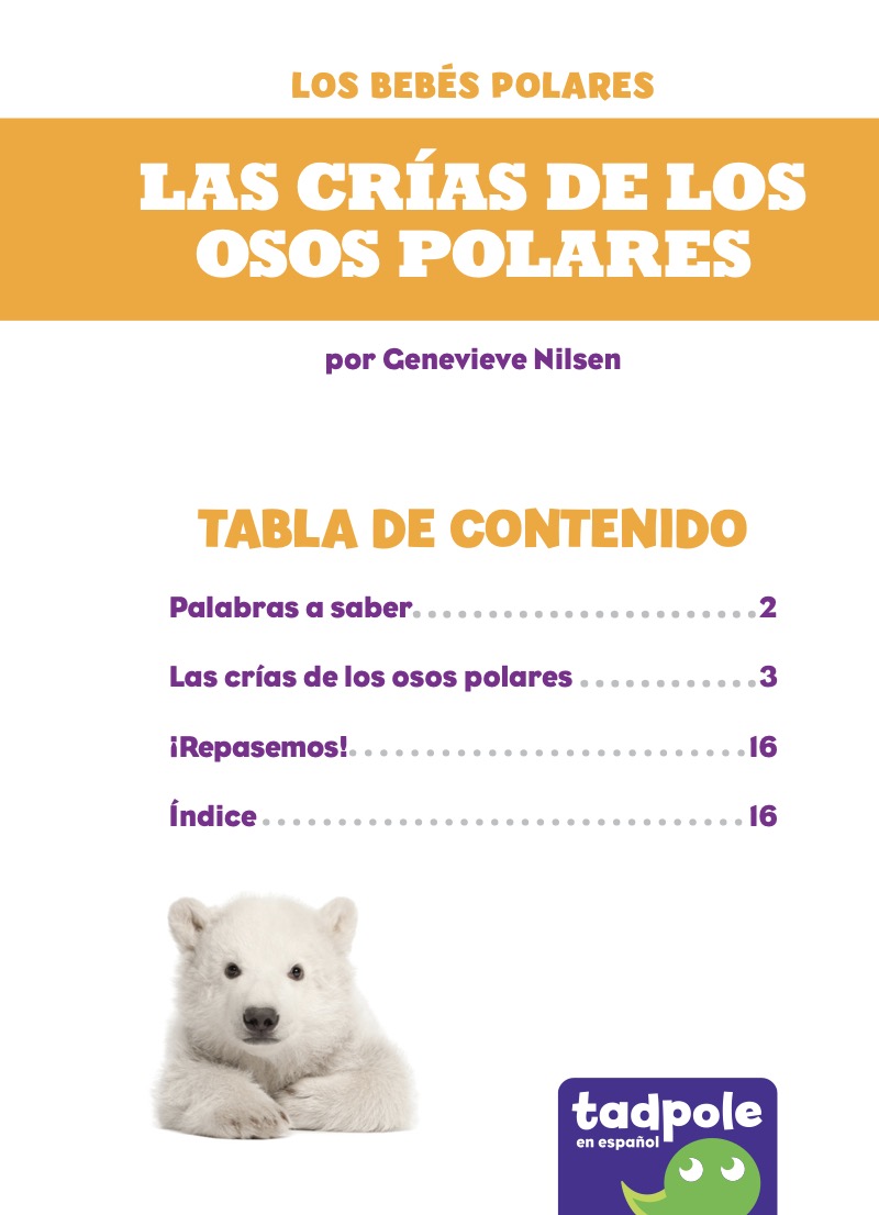 Las crías de los osos polares book cover
