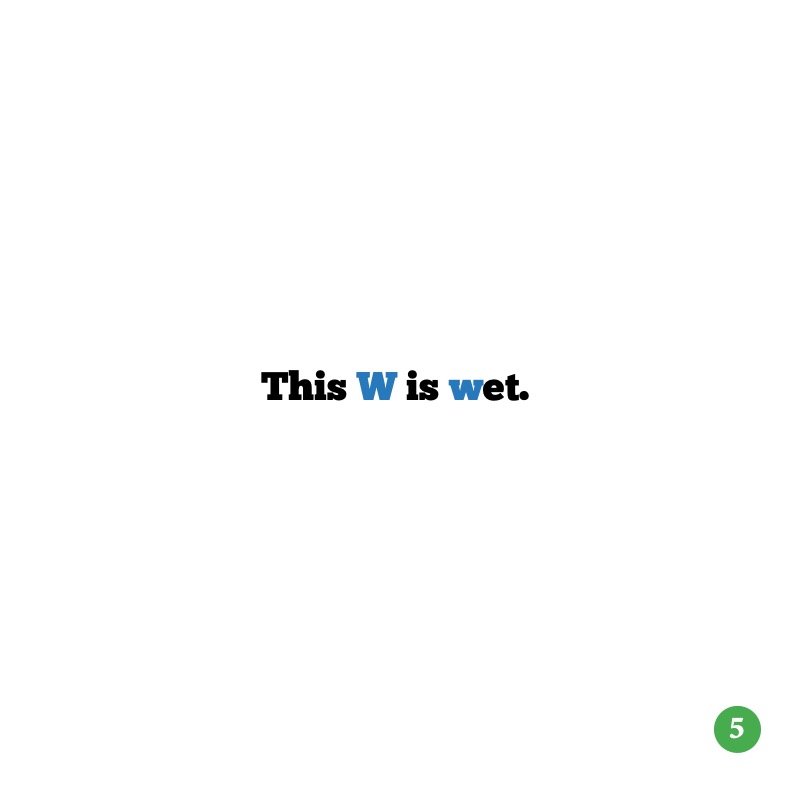 Discover The Alphabet: W — page 1
