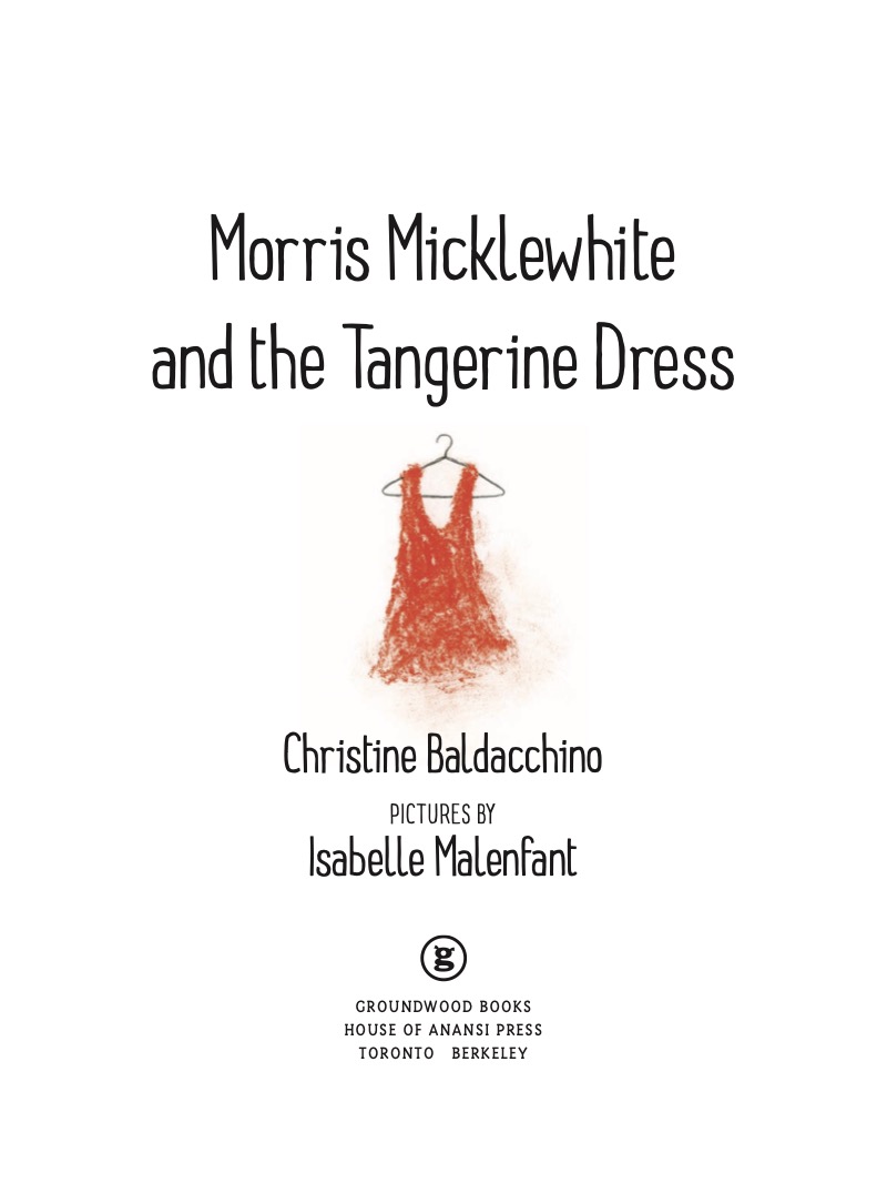 Morris Micklewhite and the Tangerine Dress book cover