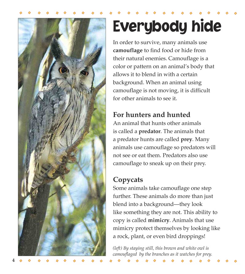 What Are Camouflage and Mimicry? — page 1