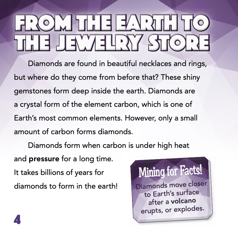 The Glittering World of Gems: Dazzling Diamonds — page 1