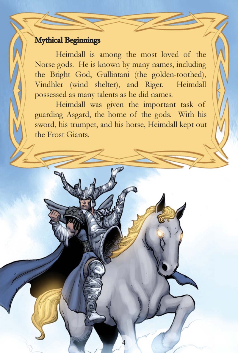 Short Tales Norse Myths: Heimdall — page 1