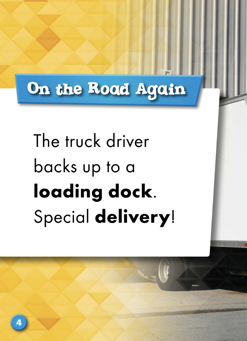 Community Helpers: Truck Drivers — page 1