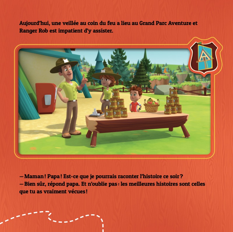 Ranger Rob: Histoire de fue de camp — page 1