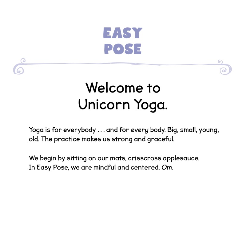 Unicorn Yoga — page 1