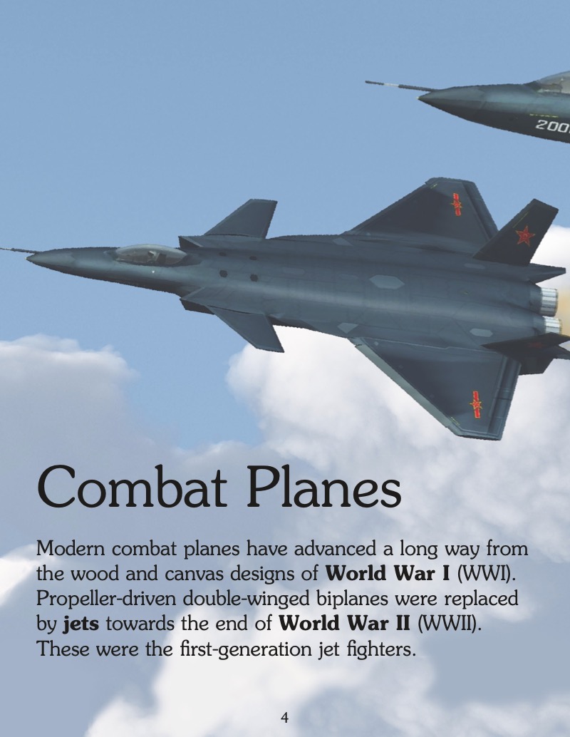 War Machines: Combat Planes — page 1