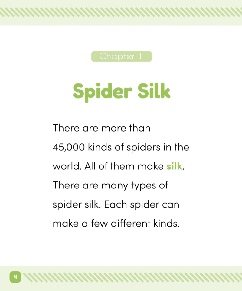 Science Questions: Why Do Spiders Make Webs? — page 1