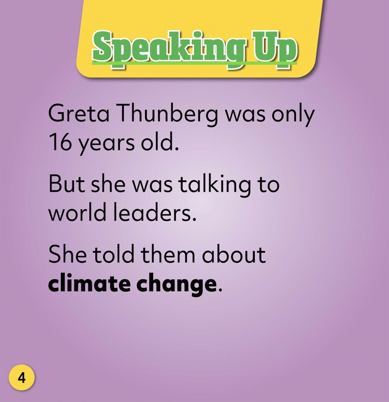 Greta Thunberg: Teen Climate Activist — page 1