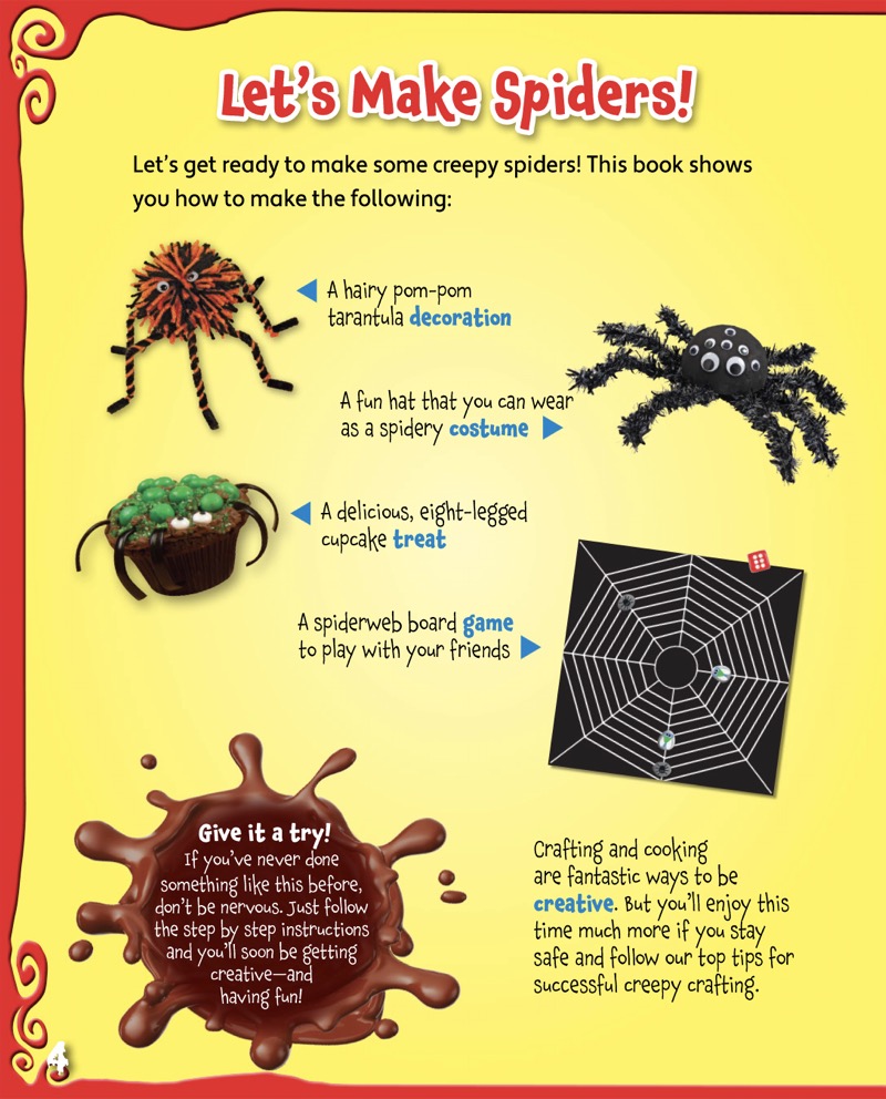 Creepy Crafts & More: Spiders — page 1