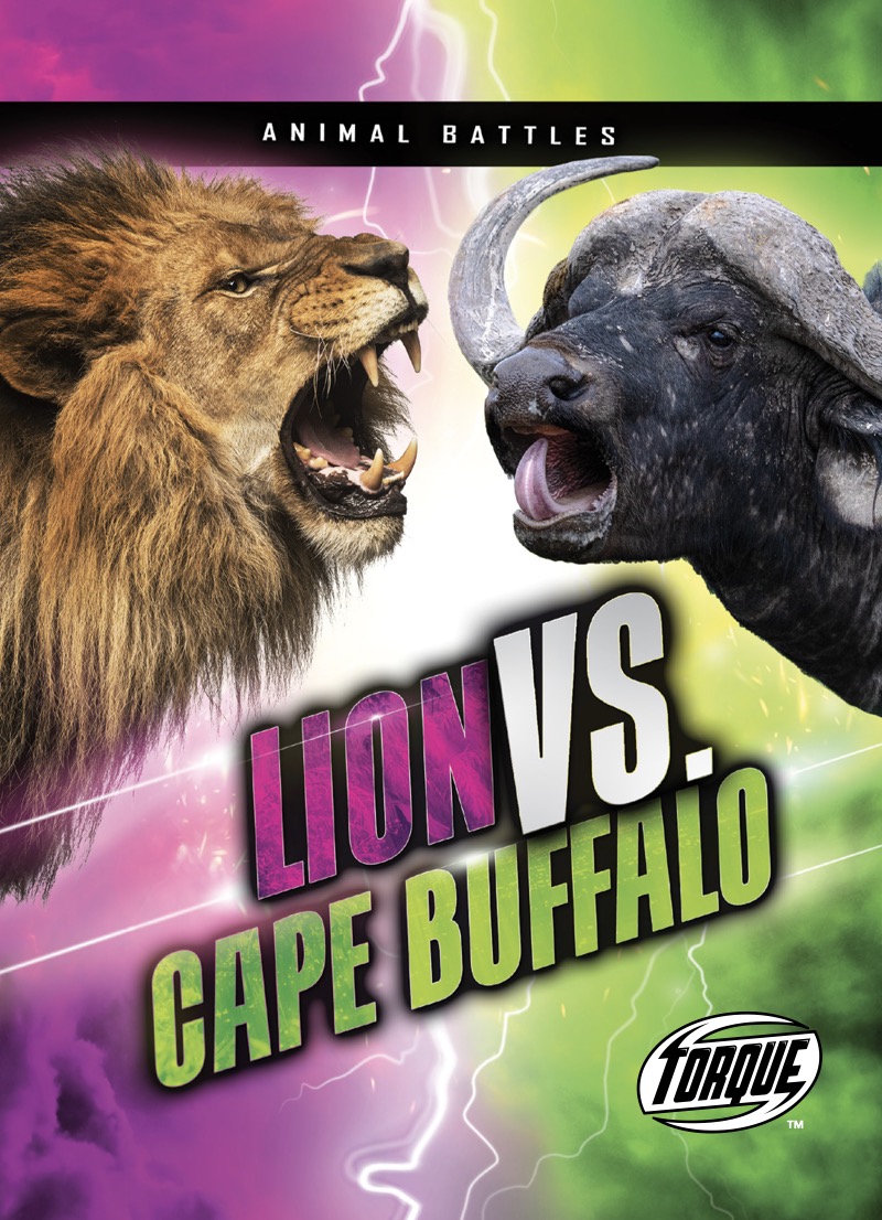 Animal Battles: Lion vs. Cape Buffalo book cover