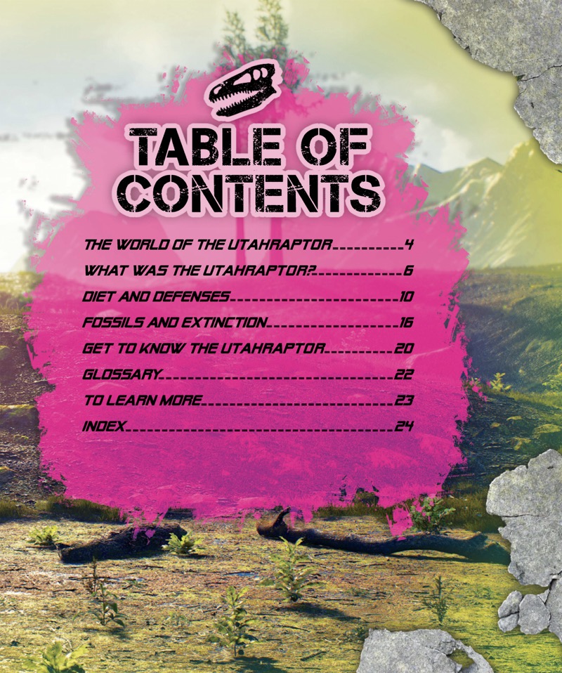 The World of Dinosaurs: Utahraptor book cover