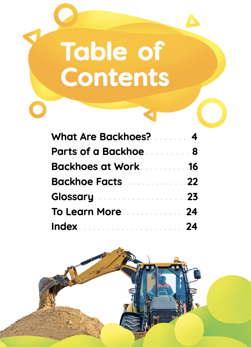 Machines With Power!: Backhoes book cover