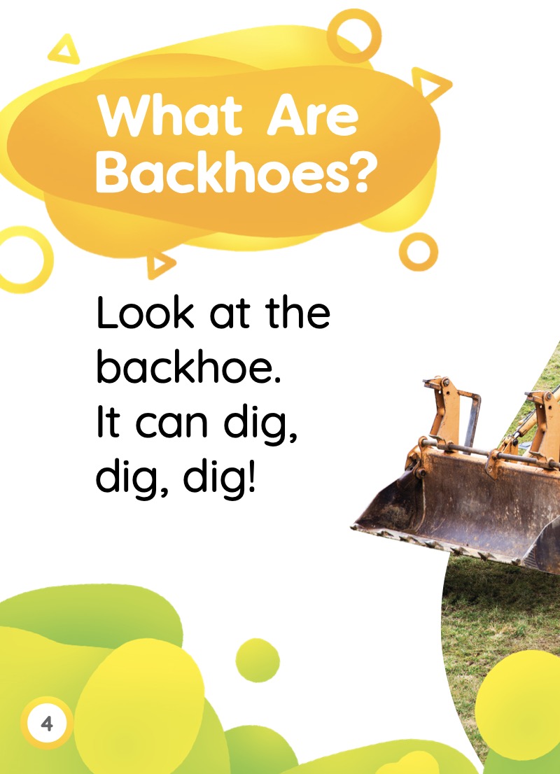 Machines With Power!: Backhoes — page 1