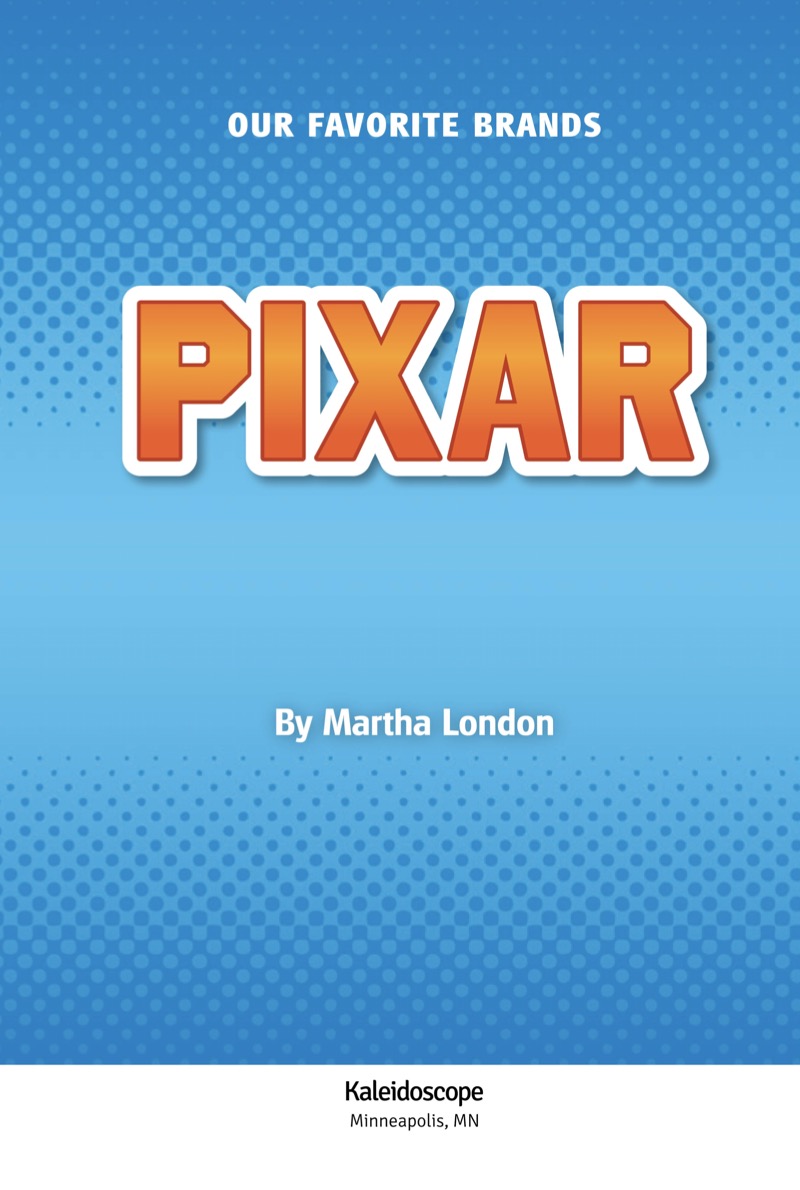 Our Favorite Brands: Pixar book cover