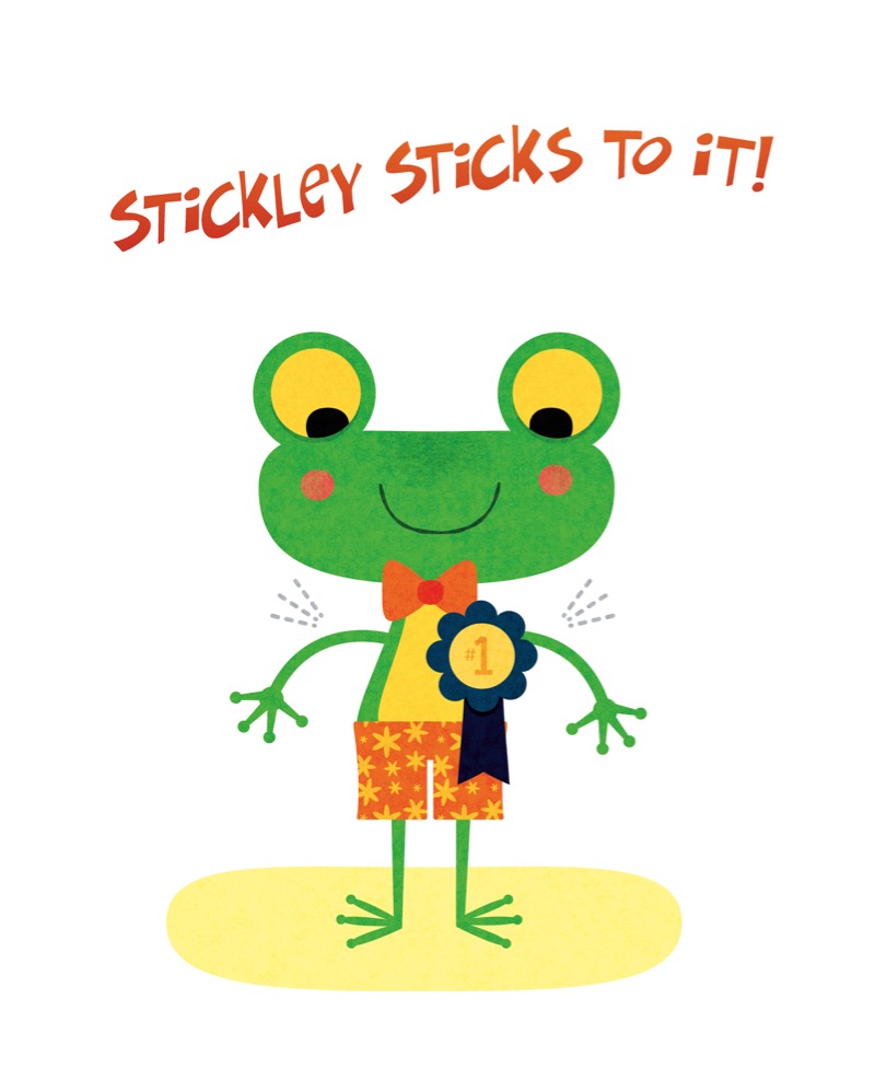 Stickley Sticks To It!: A Frog's Guide to Getting Things Done book cover