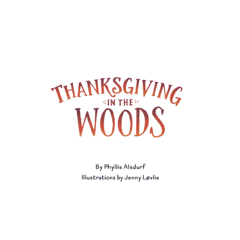 Thanksgiving in the Woods book cover