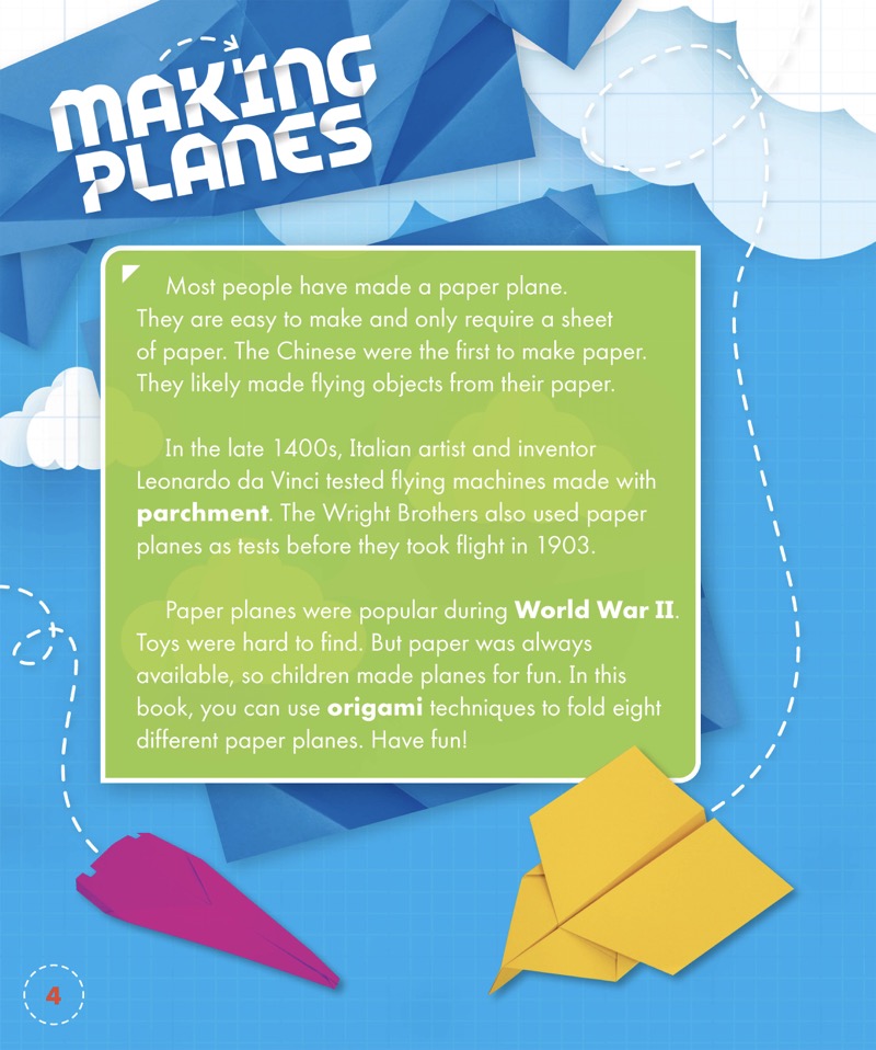 Take Flight!: Intermediate Level Paper Airplanes — page 1