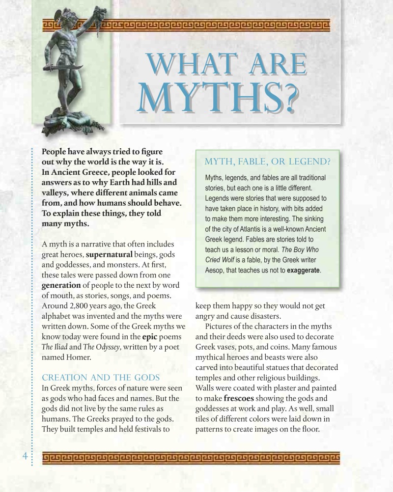 Understanding Greek Myths — page 1