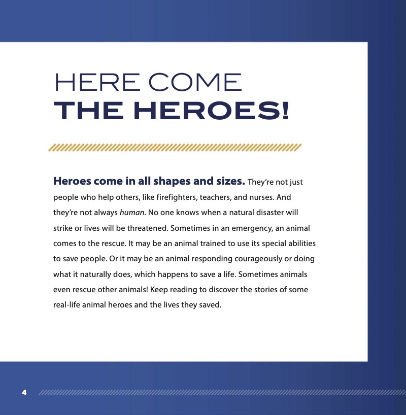 Animals to the Rescue!: Amazing True Stories from around the World — page 1