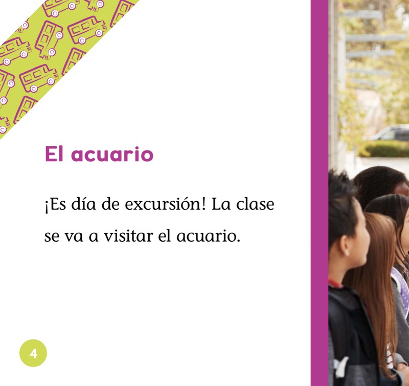 Excursiones con la escuela: Al acuario — page 1