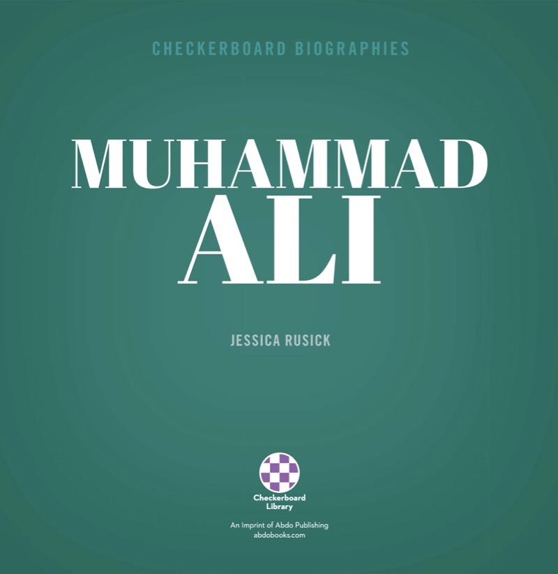 Checkerboard Biographies: Muhammad Ali book cover