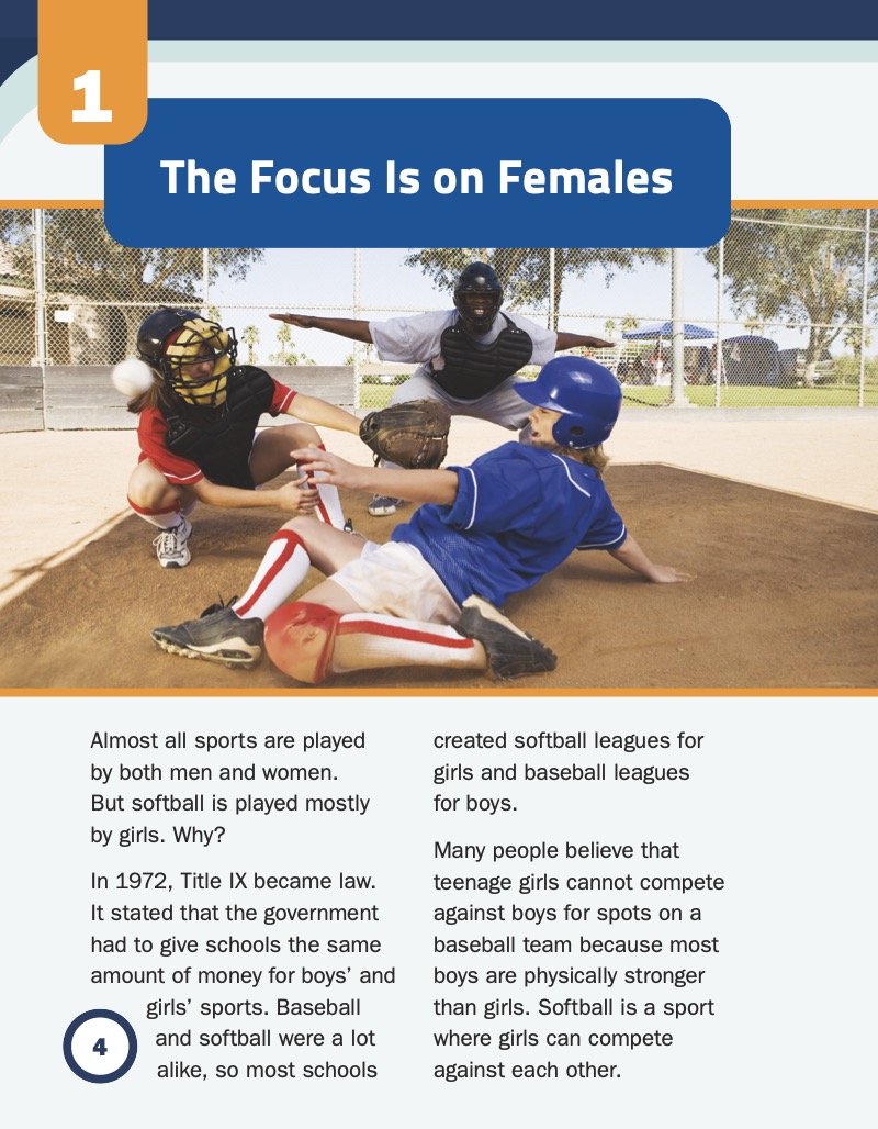 Sports Report: 12 Reasons to Love Softball — page 1