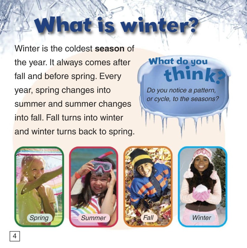 How Do We Know It Is Winter? — page 1