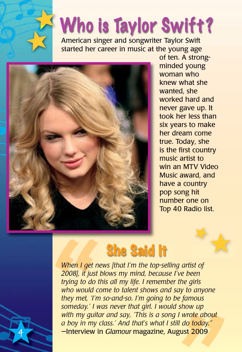 Taylor Swift (Superstars!) — page 1