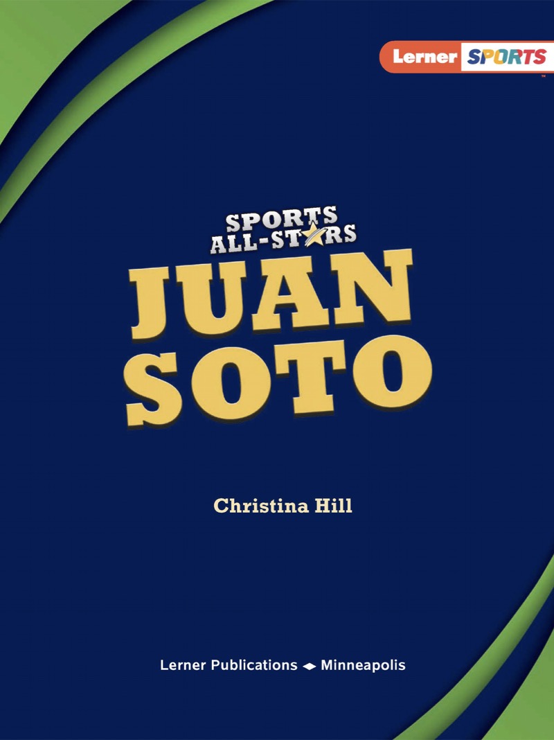 Sports All-Stars: Juan Soto book cover