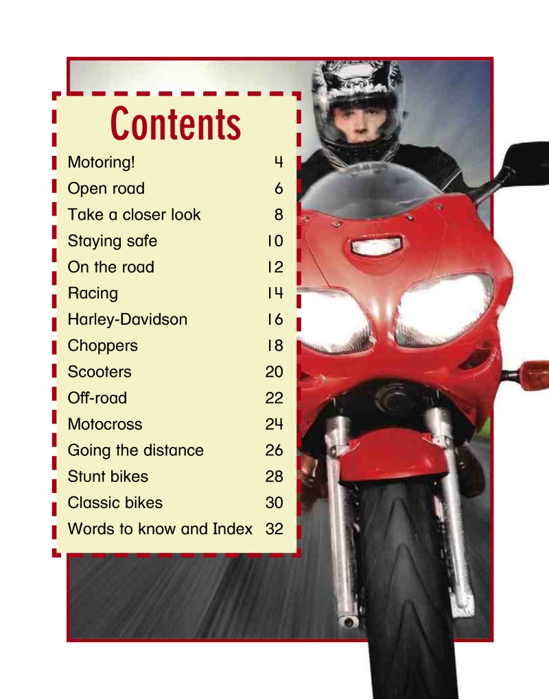 Motorcycles (Vehicles on the Move) book cover