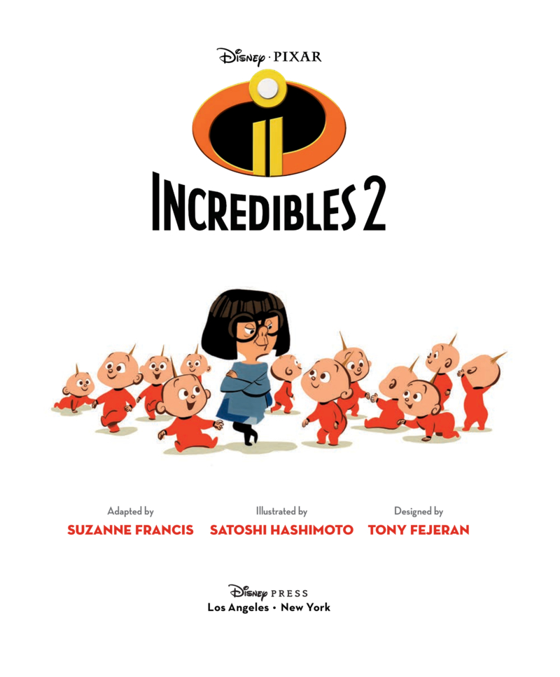 Incredibles 2 book cover