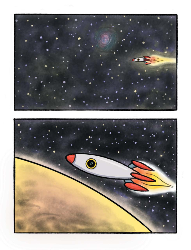 Rover and Speck: This Planet Rocks! — page 1