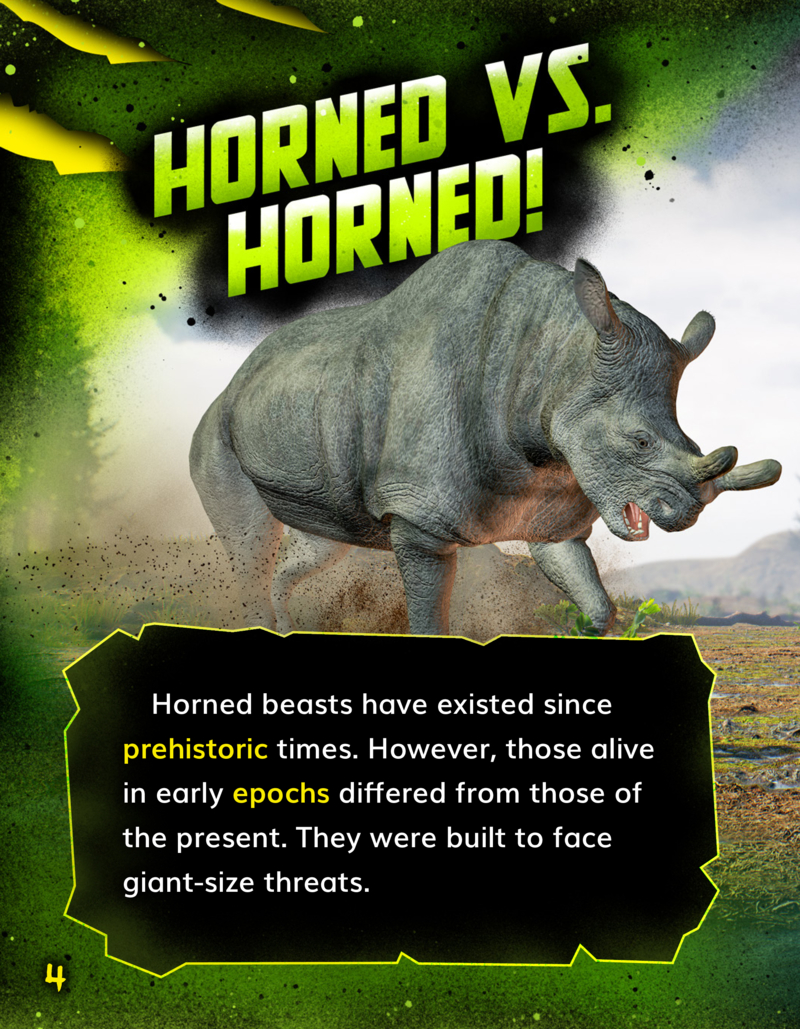 Prehistoric Battles: Brontotherium vs. Elasmotherium — page 1