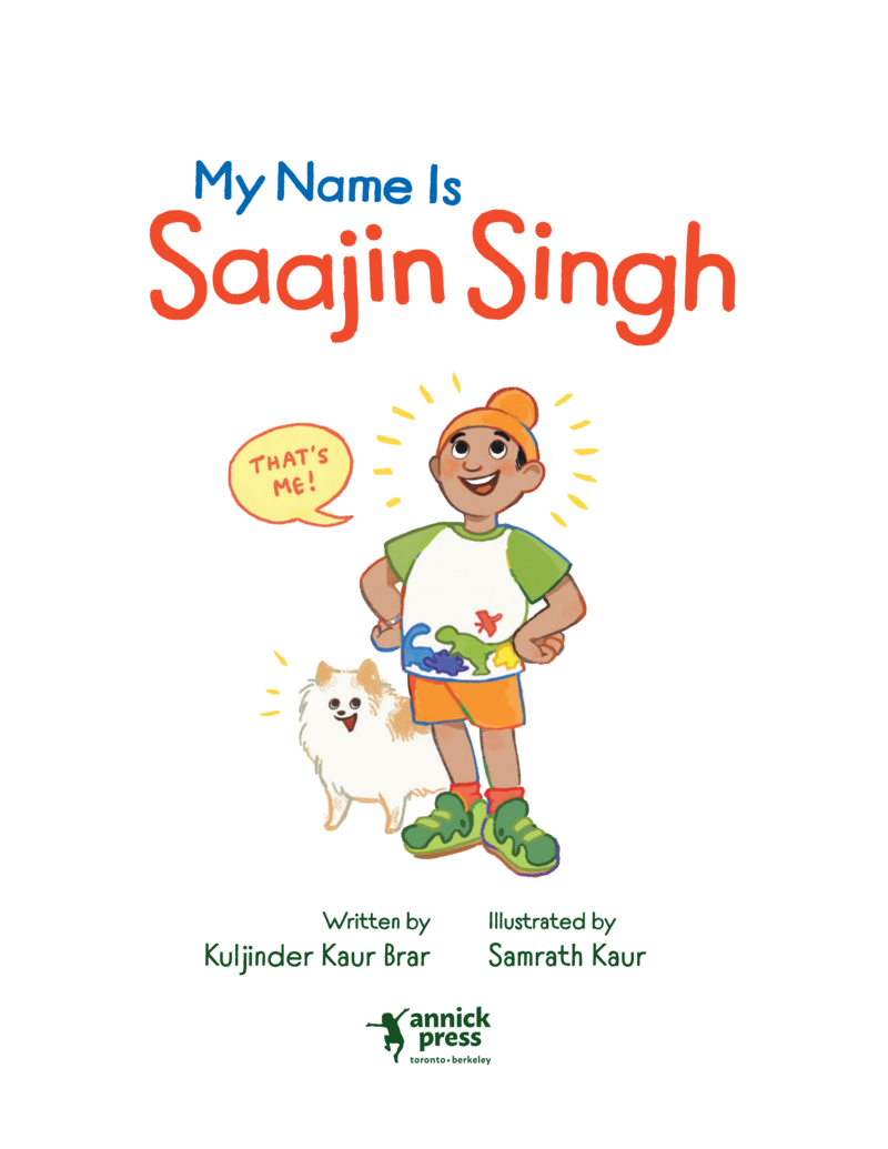 My Name Is Saajin Singh book cover