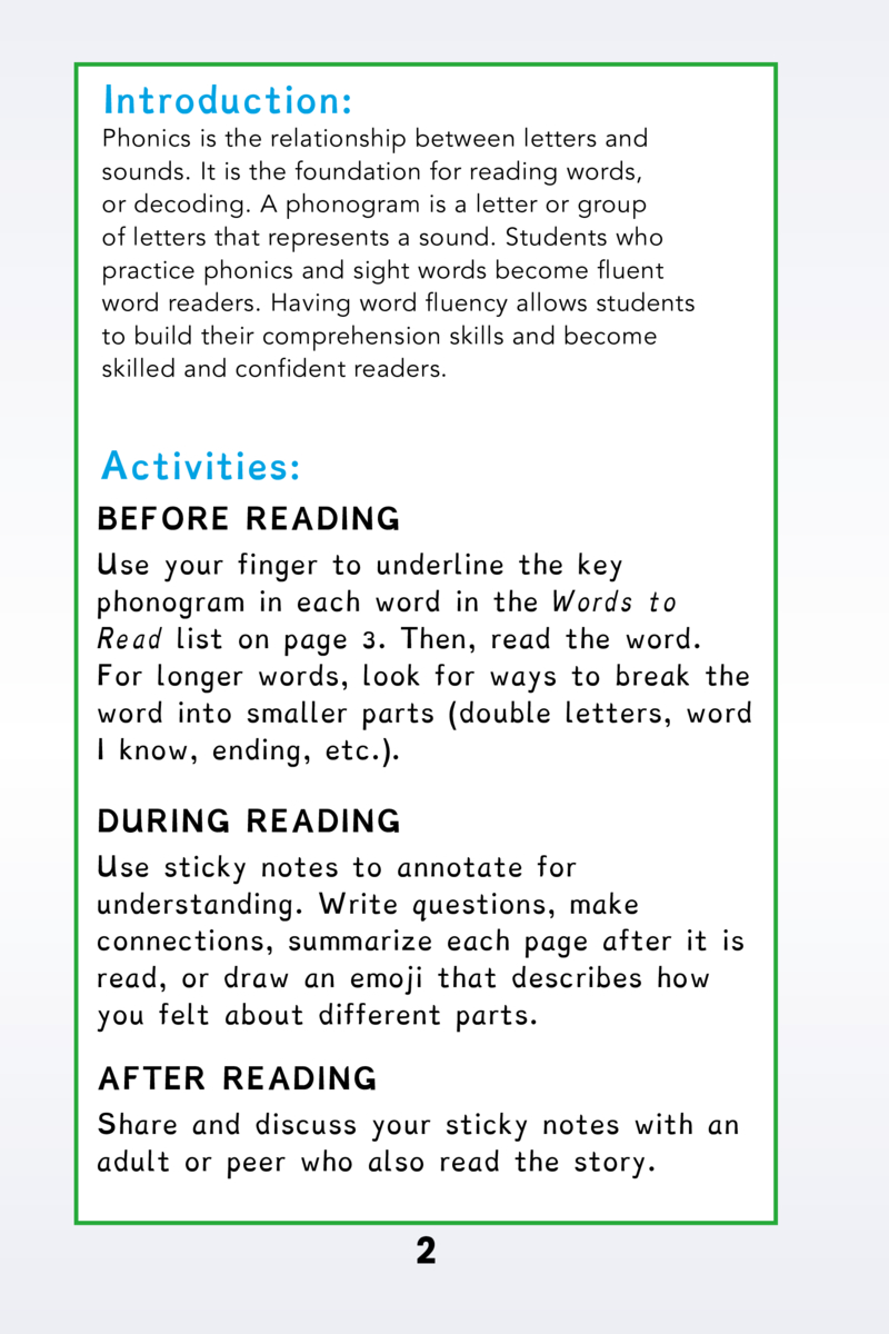 Phonics Focus: The Droid — page 1