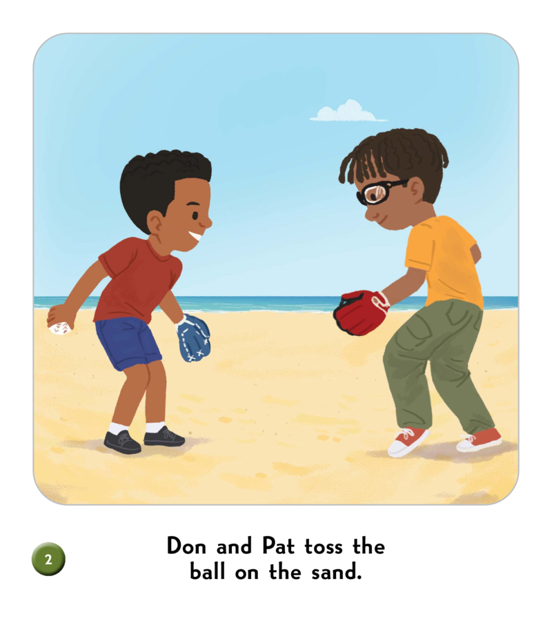 Don and Pat Play Ball — page 1