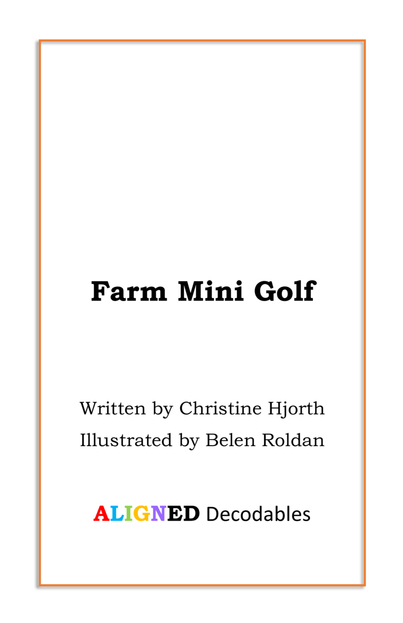 Farm Mini Golf book cover