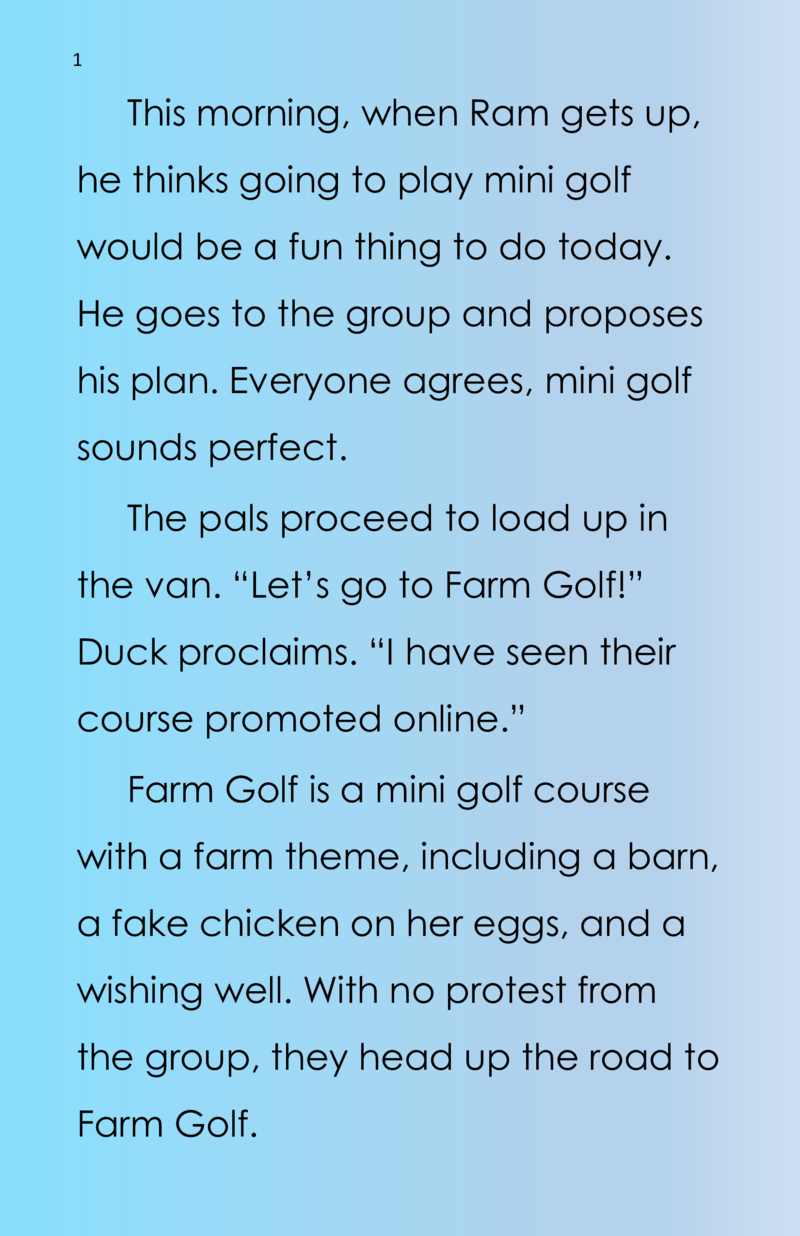 Farm Mini Golf — page 1