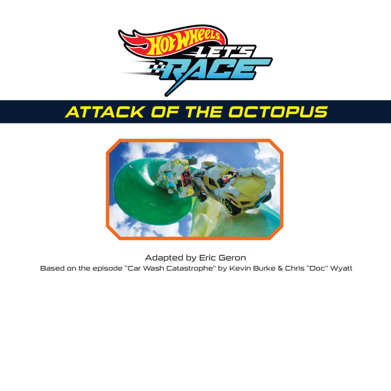 Hot Wheels Let's Race: Attack of the Giant Octopus book cover