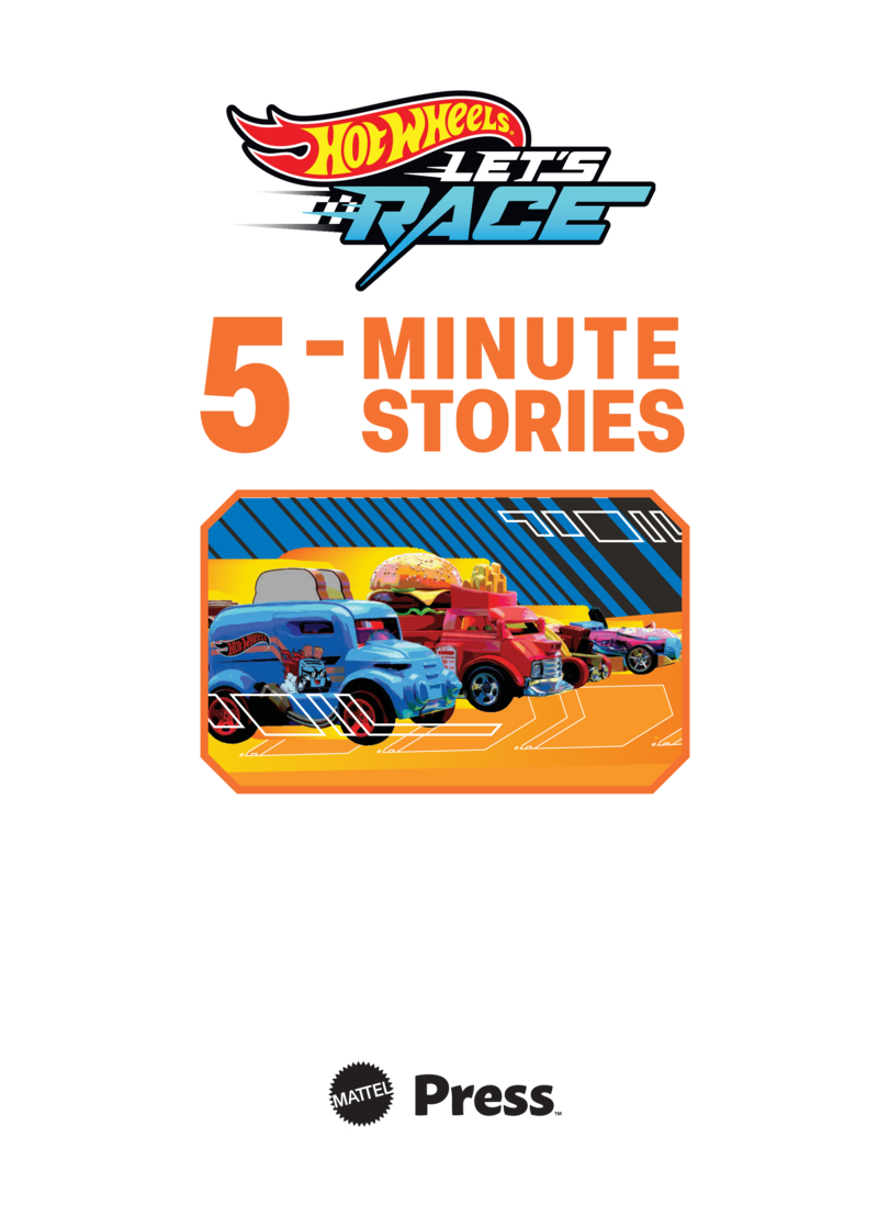 Hot Wheels Let's Race: 5-Minute Stories book cover