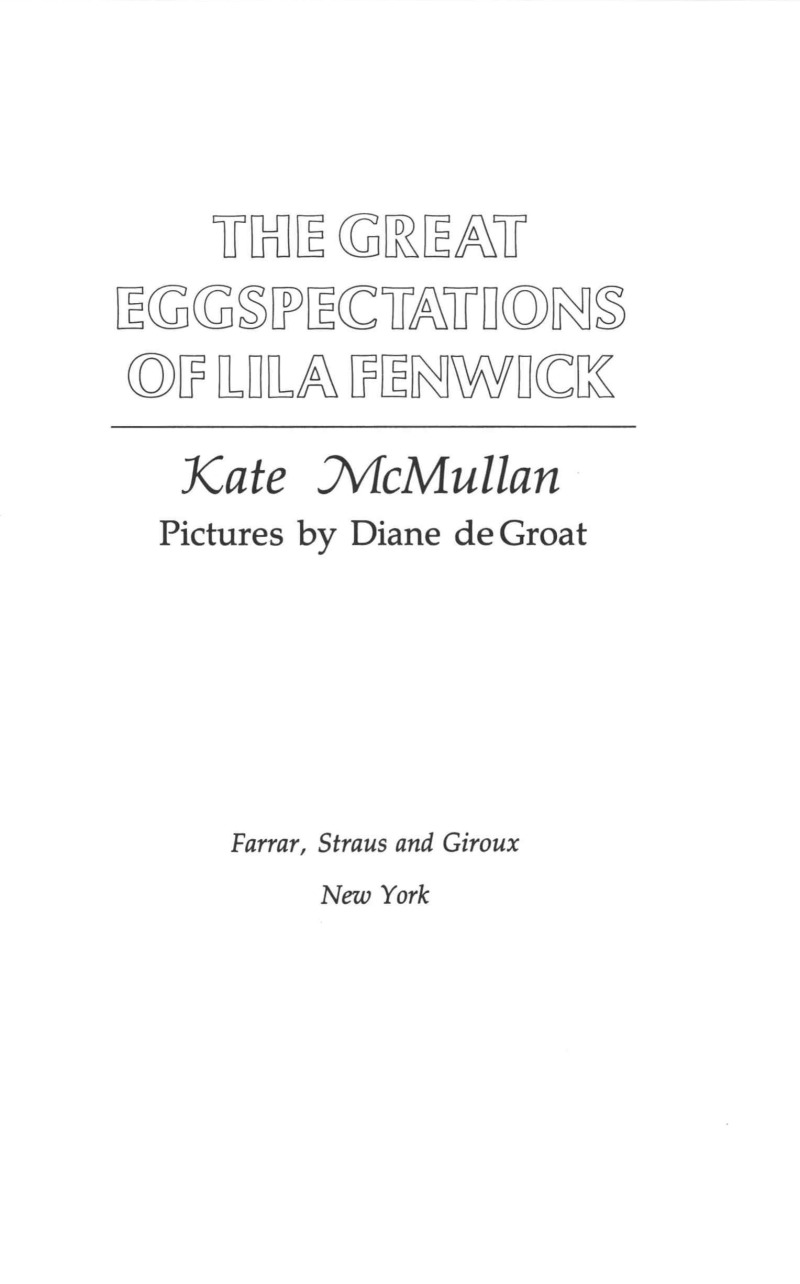 The Great Eggspectations of Lila Fenwick book cover