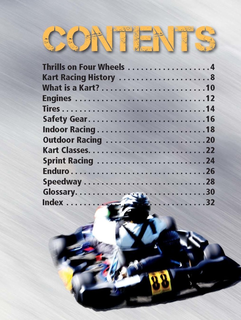 Action Sports: Go-Kart Racing book cover