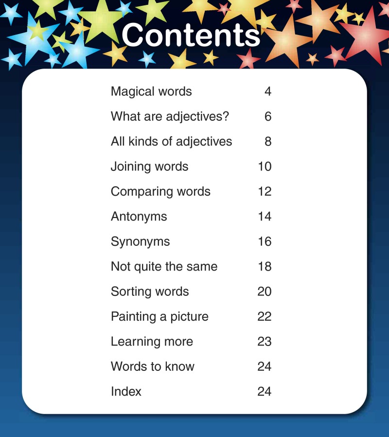 The Word Wizard's Book of Adjectives book cover