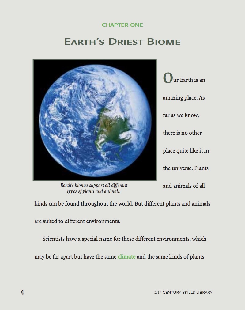 Real World Science: Earth's Biomes — page 1