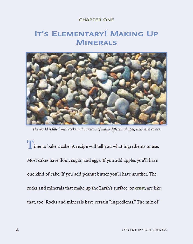Real World Science: Rocks And Minerals — page 1