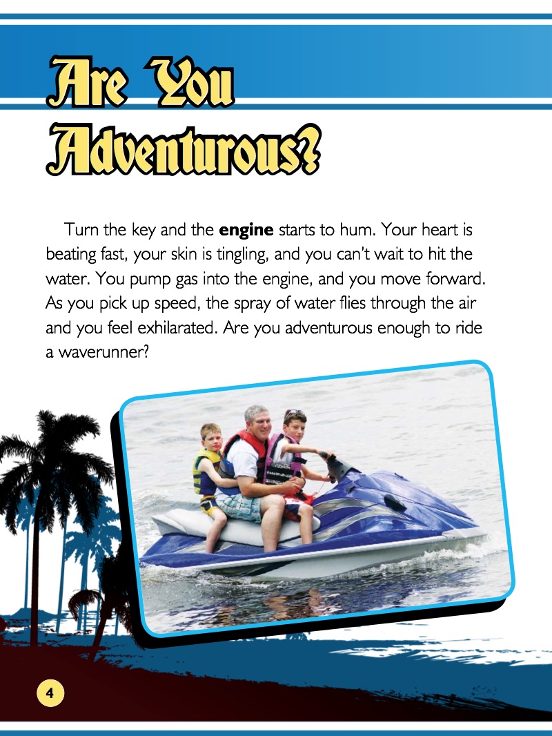 Action Sports: Riding Waverunners — page 1