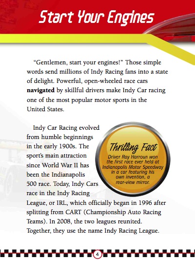 Indy Racing — page 1