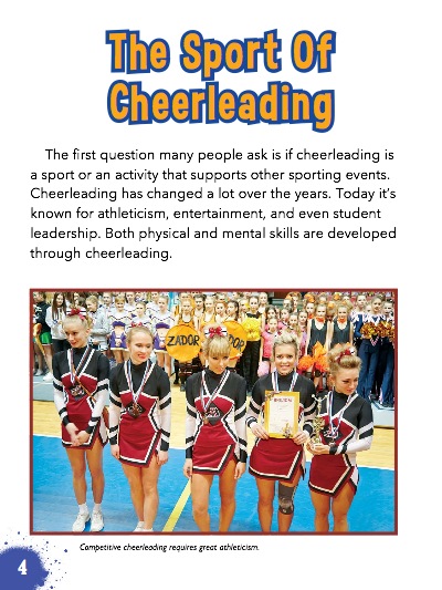 Fun Sports For Fitness: Cheerleading — page 1