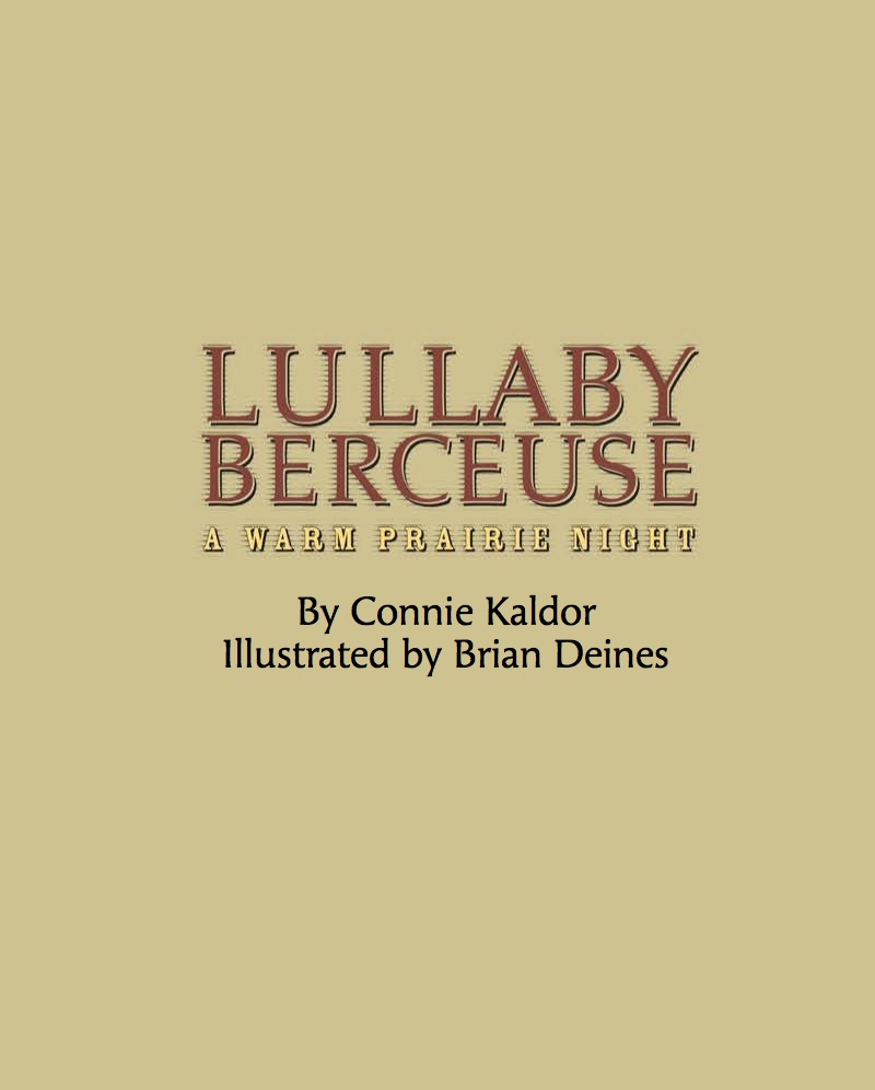 Lullaby-Berceuse: A Warm Prairie Night book cover
